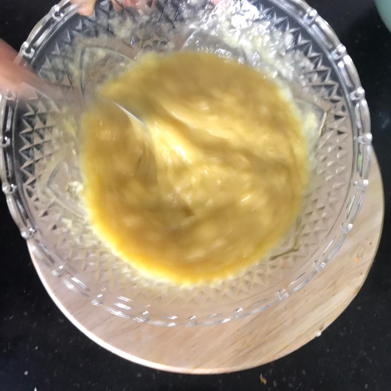 Bước 1 Sơ chế nguyên liệu Muffin chuối