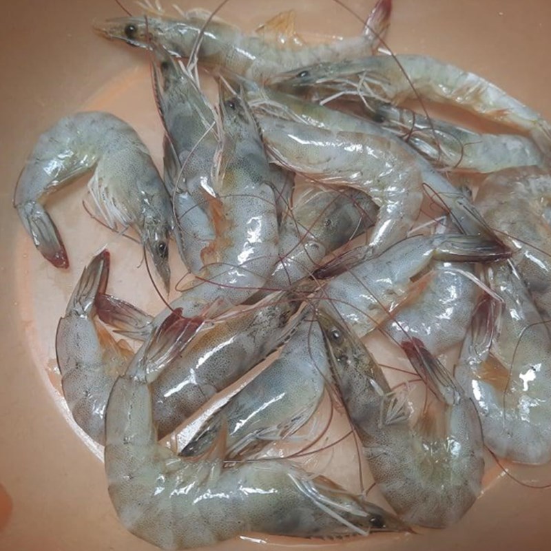 Bước 2 Sơ chế nguyên liệu khác Gỏi mít non trộn tôm