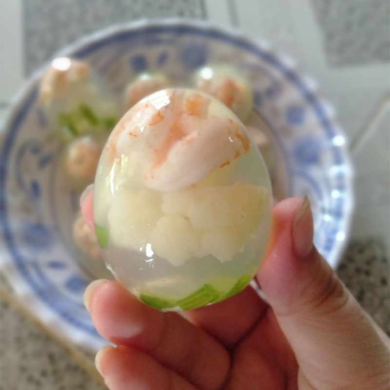 Bước 3 Thành phẩm Trứng pha lê
