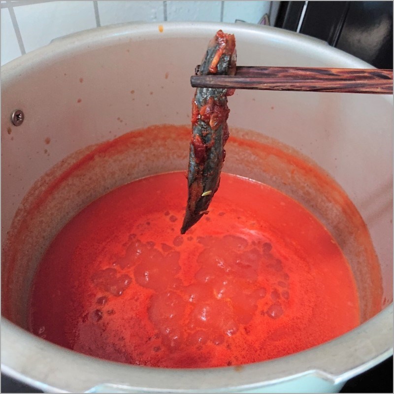 Bước 5 Thành phẩm Cá nục kho cà chua bằng nồi áp suất (Công thức được chia sẻ từ người dùng)