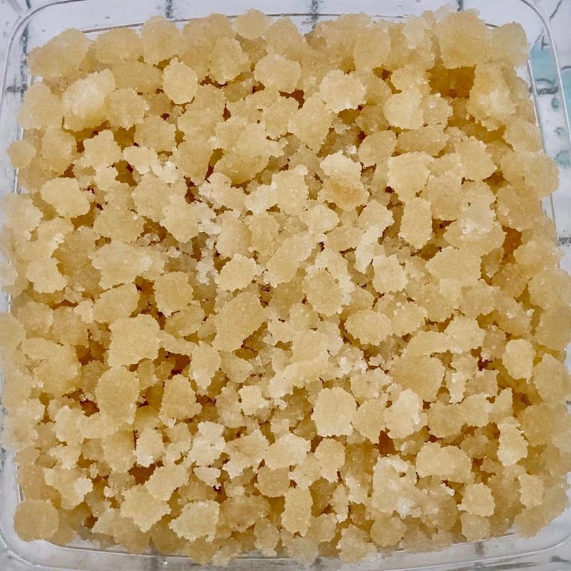 Bước 3 Thành phẩm Mỡ đường hong bằng cục nóng điều hòa