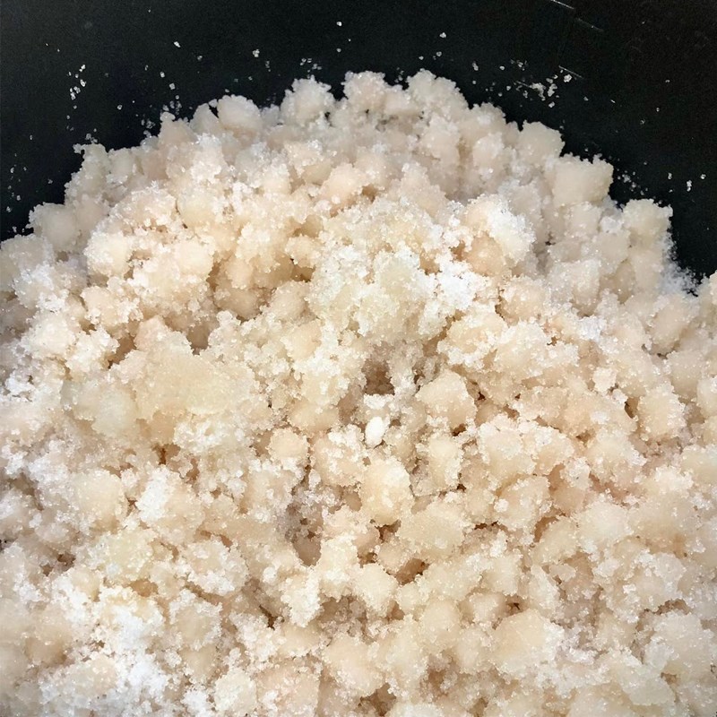 Bước 3 Thành phẩm Mỡ đường hong bằng cục nóng điều hòa