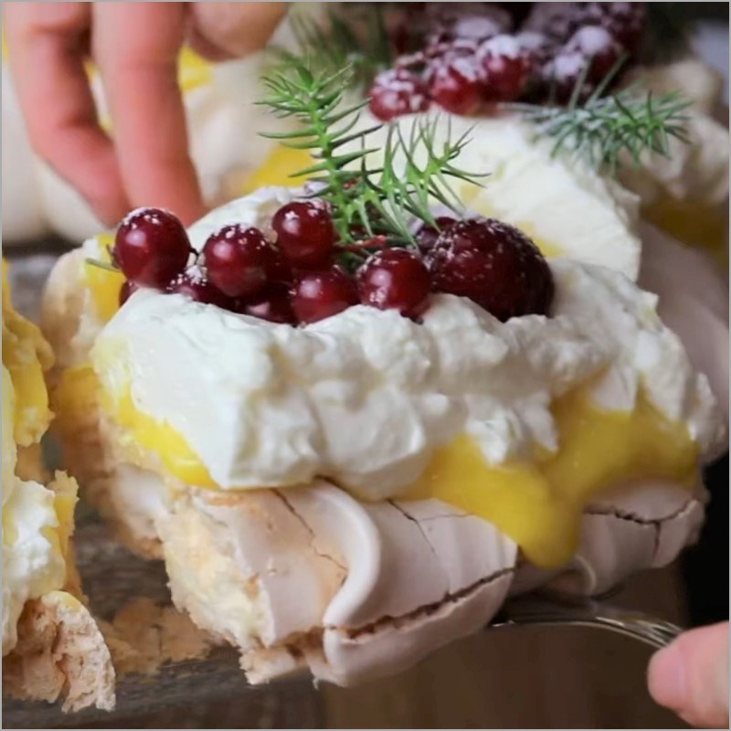 Bước 8 Thành phẩm Bánh pavlova