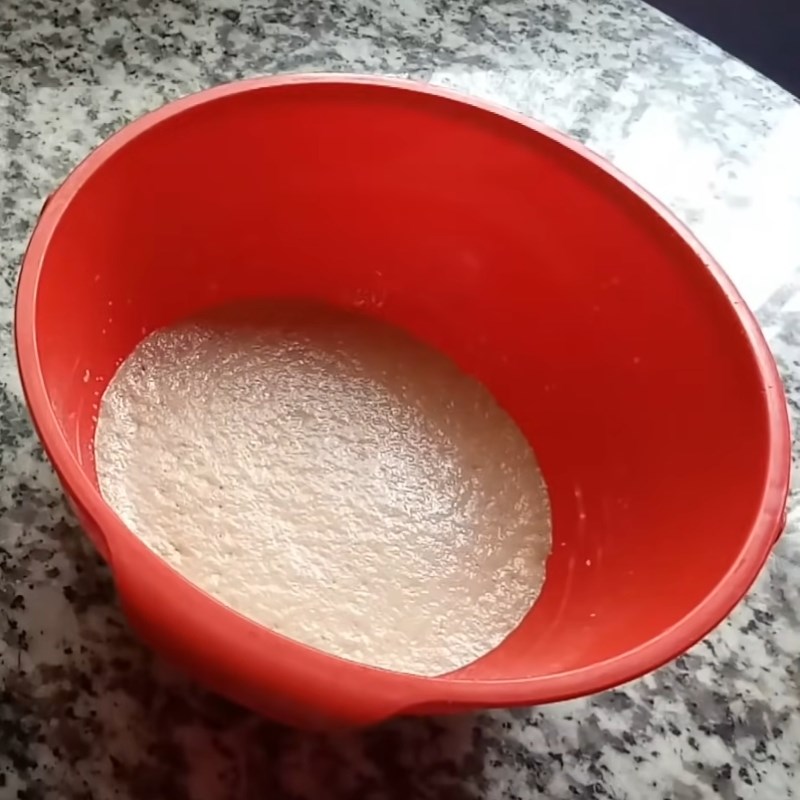 Bước 2 Trộn bột bánh Bánh mì bơ sữa bằng chảo chống dính