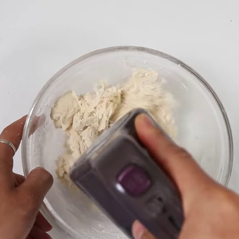 Bước 2 Trộn bột bánh và ủ bột Bánh danish nho