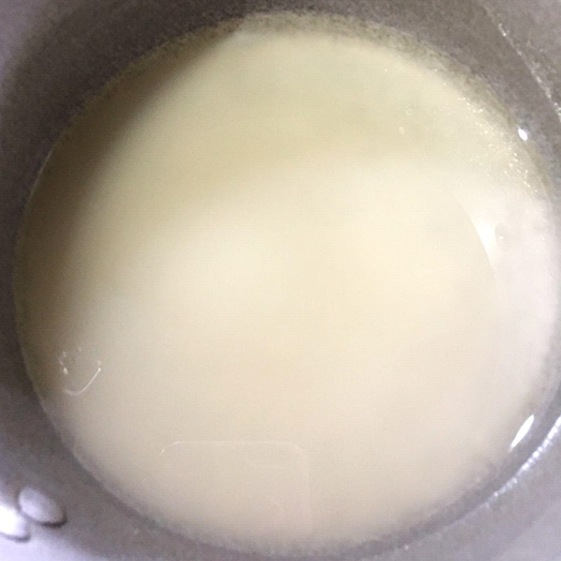 Bước 1 Trộn hỗn hợp rau câu Rau câu sữa đặc