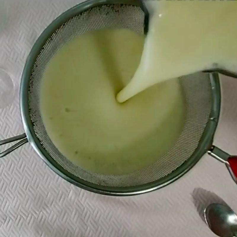 Bước 3 Xay sữa hạt kê hạt sen Sữa hạt kê hạt sen