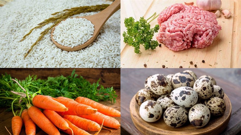 Nguyên liệu món ăn xôi trân châu