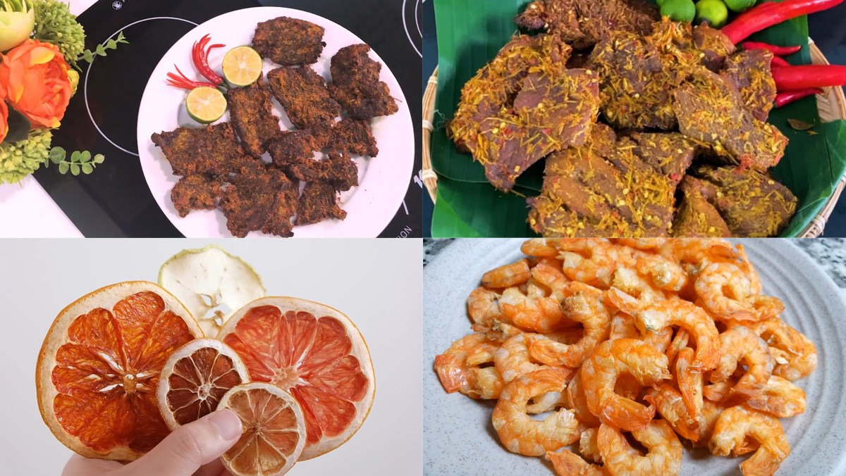 Sấy khô bằng nồi chiên không dầu