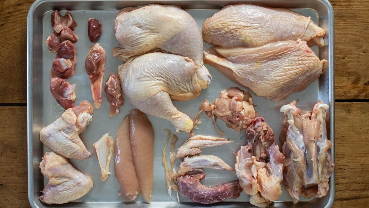 Cách phân biệt các phần thịt, bộ phận của con gà cực đơn giản