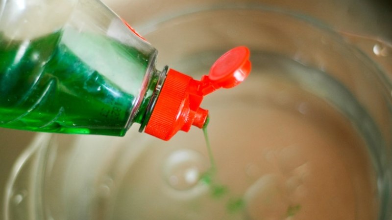 Chống ẩm mốc bằng nước rửa ch&eacute;n