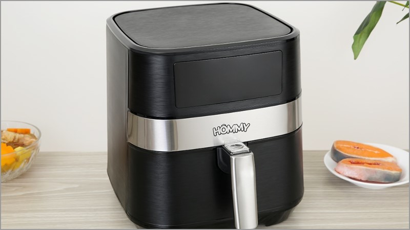 Hấp thức ăn bằng nồi chi&ecirc;n kh&ocirc;ng dầu