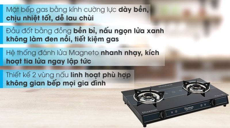 Bếp ga đ&ocirc;i Duxton