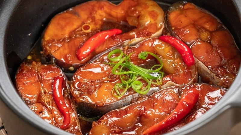 Kho cá bởi nồi áp suất