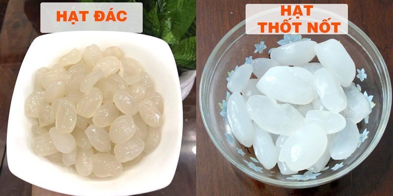 Cách phân biệt hạt thốt nốt và hạt đác