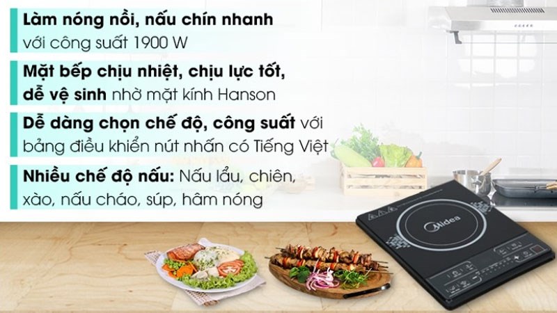 Bếp từ Midea MI-B1920DM