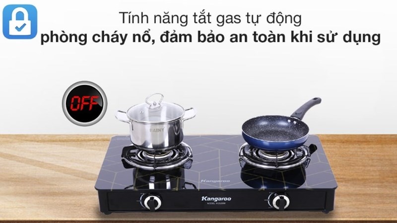 Bếp ga đ&ocirc;i Kangaroo KG526M