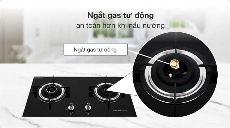 Bếp ga &acirc;m Sakura