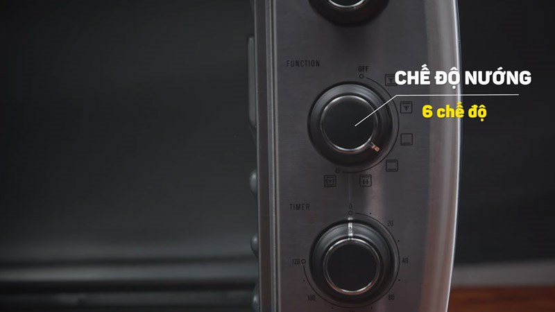 Chức năng l&ograve; nướng Electrolux EOT38MXC