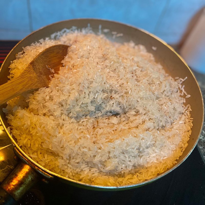 Bước 2 Nấu cơm Cơm gà Hải Nam (công thức chia sẻ từ người dùng)