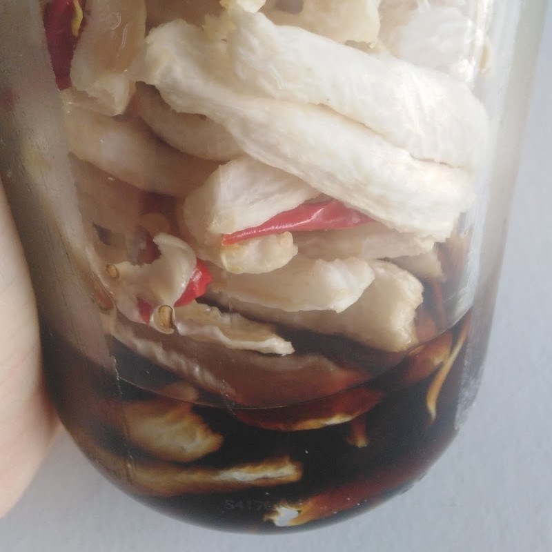 Bước 4 Ngâm củ cải trắng Củ cải ngâm nước tương