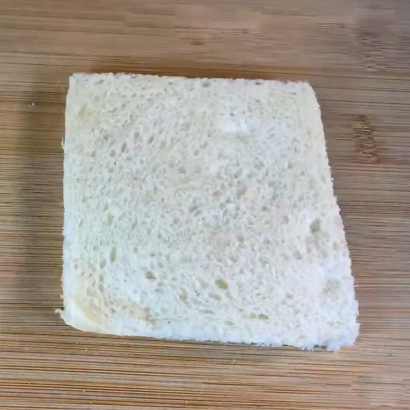 Bước 3 Tạo hình bánh Bánh mì sandwich chuối chiên