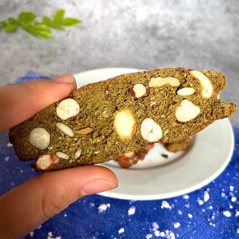 Bước 6 Thành phẩm Bánh biscotti trà xanh bằng nồi chiên không dầu