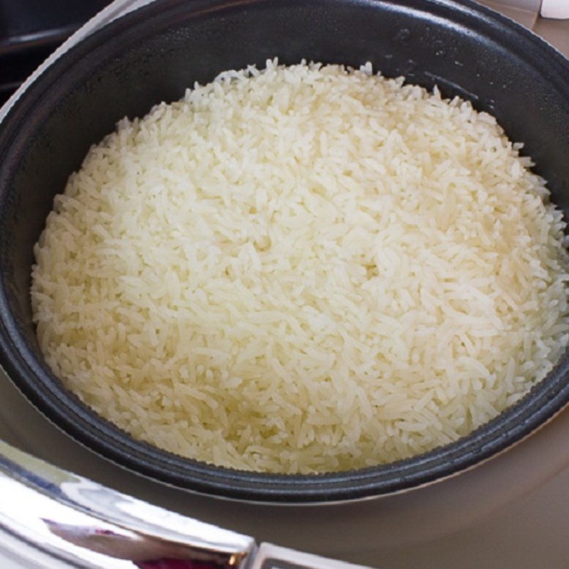 Bước 1 Vo nếp Xôi hạt sen