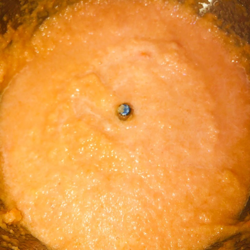 Bước 2 Xay sinh tố táo cà rốt Sinh tố táo cà rốt