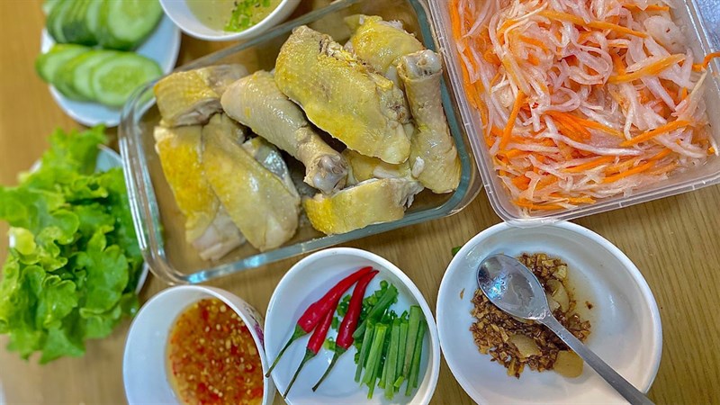  Cơm gà Hải Nam (công thức chia sẻ từ người dùng) 