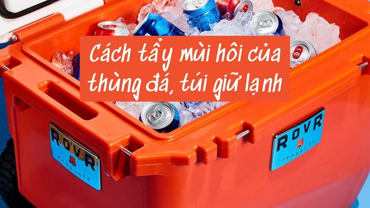 4 cách tẩy mùi hôi của thùng đá, túi giữ lạnh