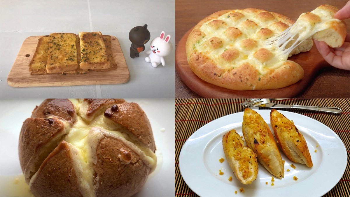 4 cách làm bánh mì bơ tỏi