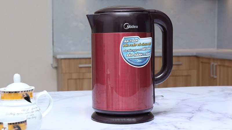 B&igrave;nh đun si&ecirc;u tốc inox Midea
