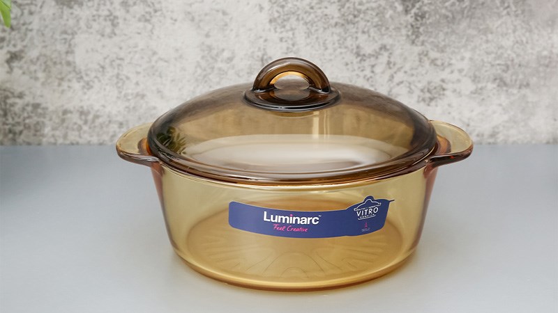 Bộ nồi thủy tinh, chảo đ&aacute;