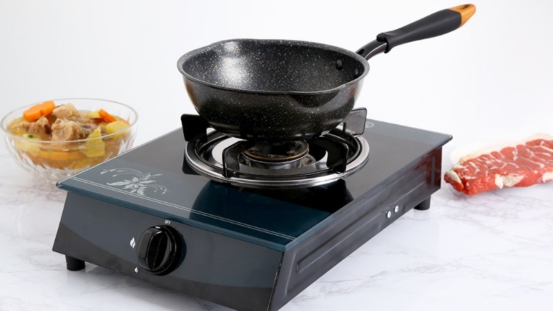 Chảo chống d&iacute;nh v&acirc;n đ&aacute; Kangaroo KG661XS