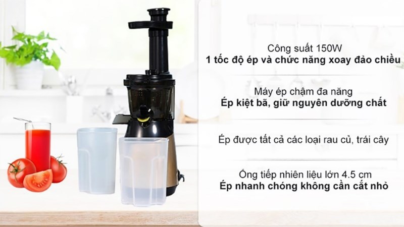 M&aacute;y &eacute;p chậm Ferolli FSJ-150M