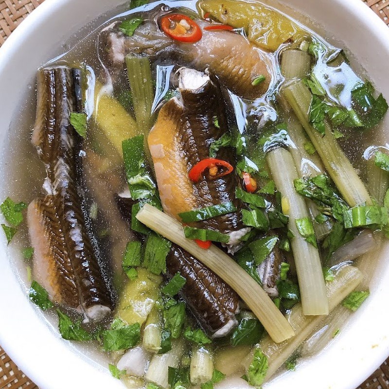 Bước 4 Thành phẩm Canh chua lươn bông súng