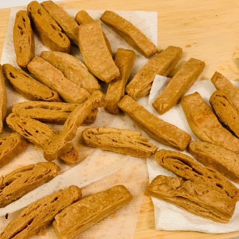 Bước 2 Chiên sườn Sườn non chay chiên sả ớt (công thức chia sẻ từ người dùng)