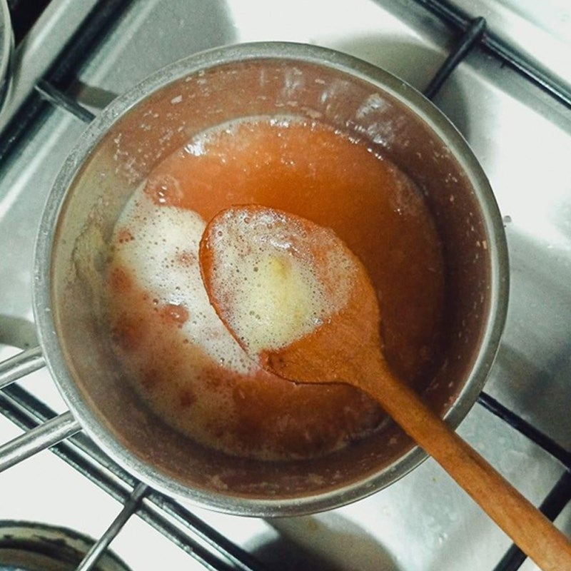 Bước 3 Làm sốt táo Sốt táo
