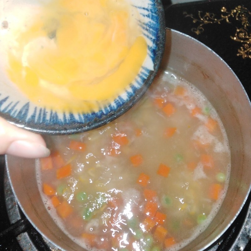 Bước 3 Nấu súp ghẹ Súp cua