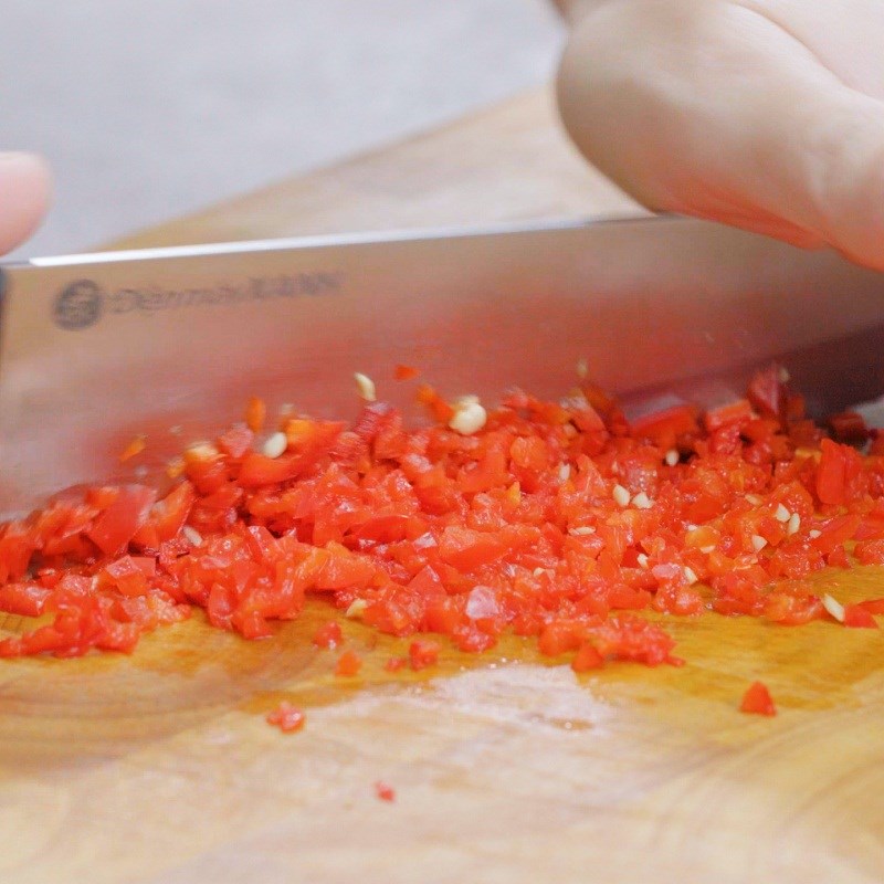 Bước 1 Sơ chế nguyên liệu Sốt chấm thịt nướng Hàn Quốc