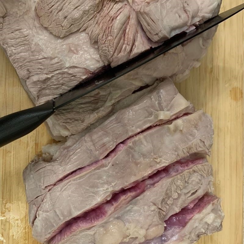 Bước 1 Sơ chế thịt heo Thịt heo nướng da giòn