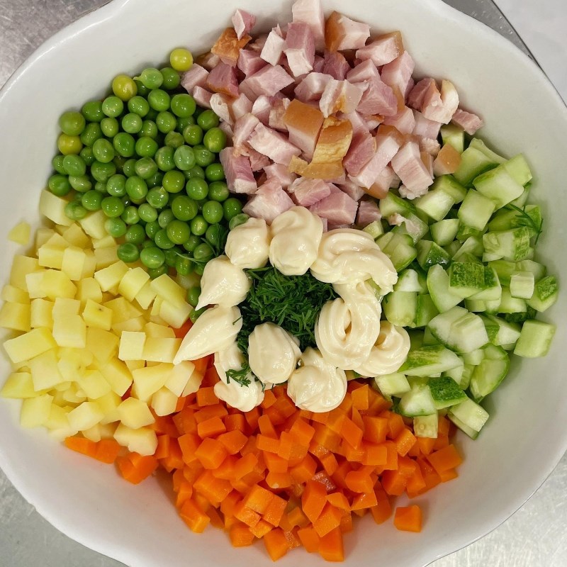 Cách Làm Salad Nga Đúng Kiểu Vừa Ngon Vừa Healthy