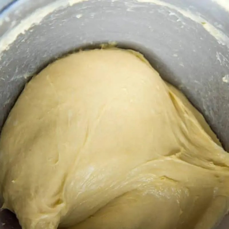 Bước 1 Trộn, ủ bột Bánh mì bơ đậu phộng bằng nồi chiên không dầu