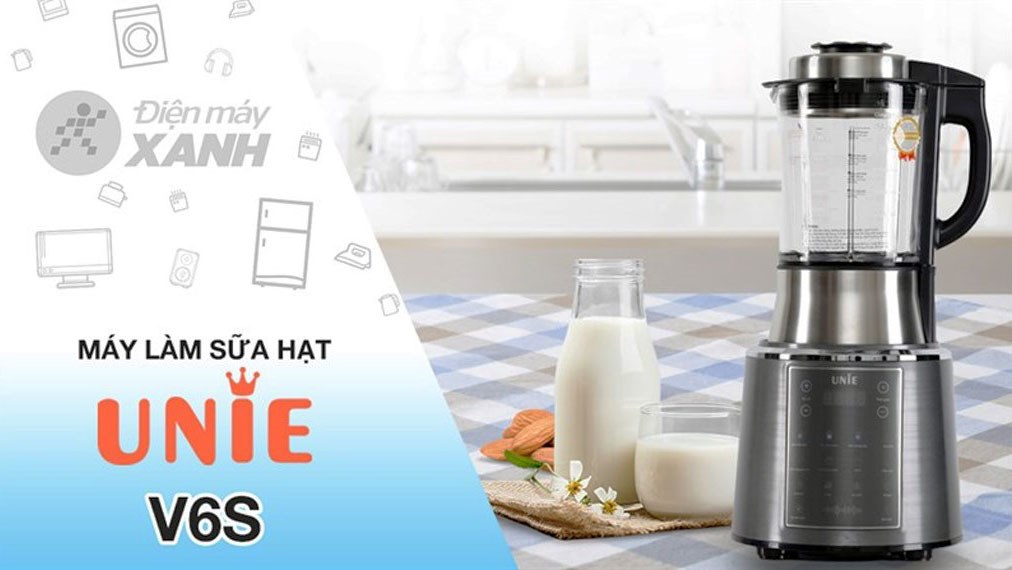 Review máy làm sữa hạt Unie V6S