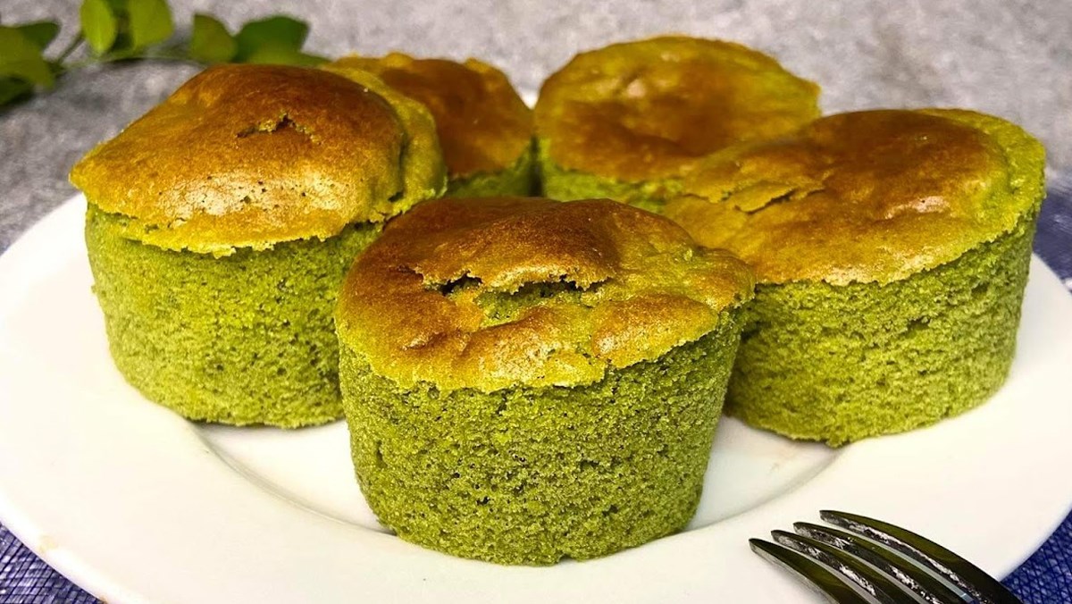 Bánh cupcake trà xanh (công thức được chia sẻ từ người dùng)
