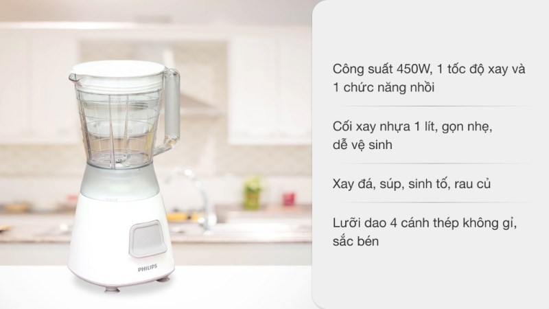 Máy xay sinh tố Philips HR2051