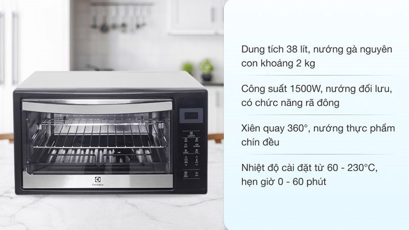 Lò nướng Electrolux EOT38DXB