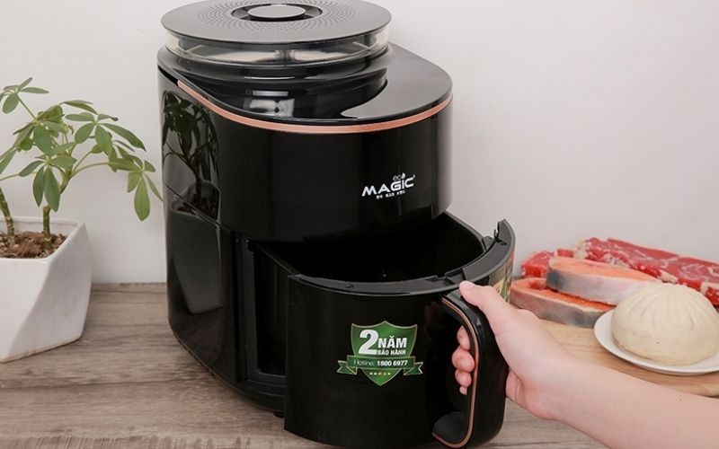 Nồi chi&ecirc;n kh&ocirc;ng dầu kết hợp hấp Magic Eco S05