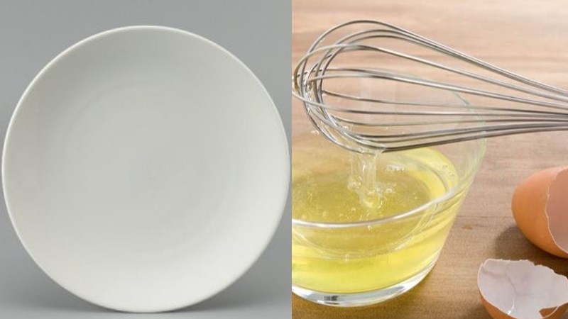 Sử dụng l&ograve;ng trắng trứng